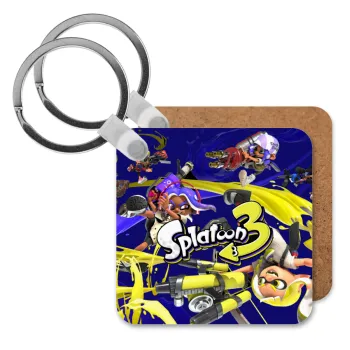 Splatoon 3, Μπρελόκ Ξύλινο τετράγωνο MDF