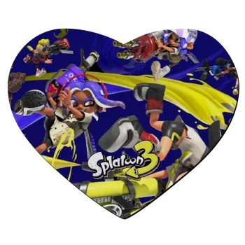 Splatoon 3, Mousepad heart 23x20cm