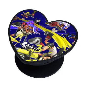 Splatoon 3, Phone Holders Stand  καρδιά Μαύρο Βάση Στήριξης Κινητού στο Χέρι