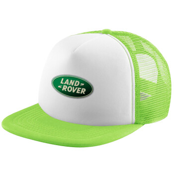 Land Rover, Καπέλο Soft Trucker με Δίχτυ Πράσινο/Λευκό