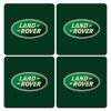 Land Rover, ΣΕΤ 4 Σουβέρ ξύλινα τετράγωνα (9cm)