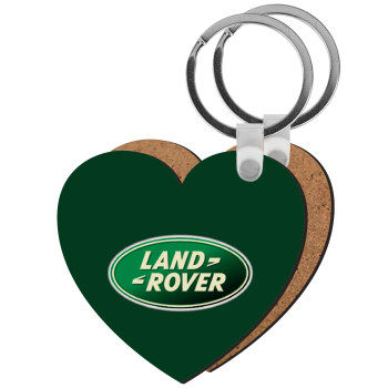 Land Rover, Μπρελόκ Ξύλινο καρδιά MDF