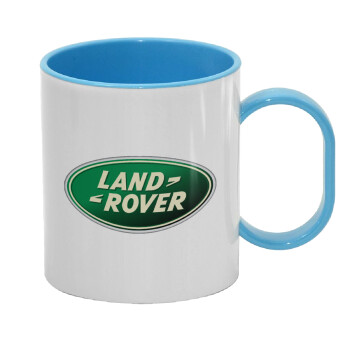 Land Rover, Κούπα (πλαστική) (BPA-FREE) Polymer Μπλε για παιδιά, 330ml
