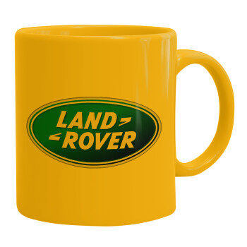 Land Rover, Ceramic coffee mug yellow, 330ml (1pcs)