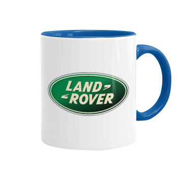 Land Rover, Κούπα χρωματιστή μπλε, κεραμική, 330ml