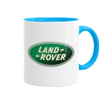 Land Rover, Mug colored light blue, ceramic, 330ml