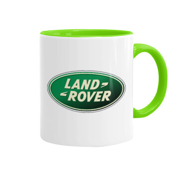 Land Rover, Mug colored light green, ceramic, 330ml