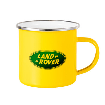 Land Rover, Κούπα Μεταλλική εμαγιέ Κίτρινη 360ml