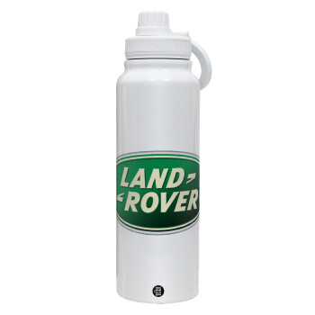 Land Rover, 1L Stainless Steel Thermal Bottle with Phone Holder & Double Wall Insulation