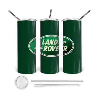 Land Rover, 360 Eco friendly stainless steel tumbler 600ml, with metal straw & cleaning brush