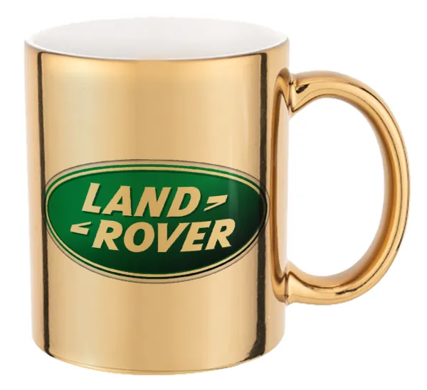 Land Rover — Mug ceramic, gold mirror, 330ml