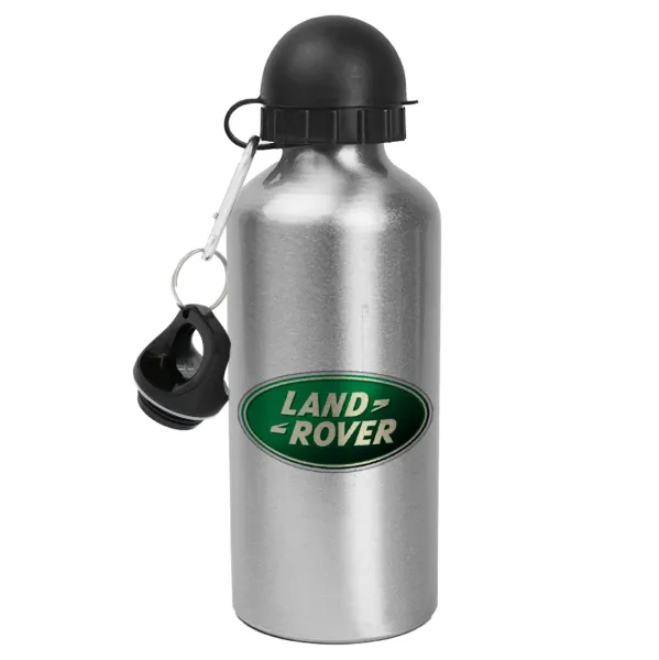 Land Rover — Μεταλλικό παγούρι νερού, Ασημένιο, αλουμινίου 500ml