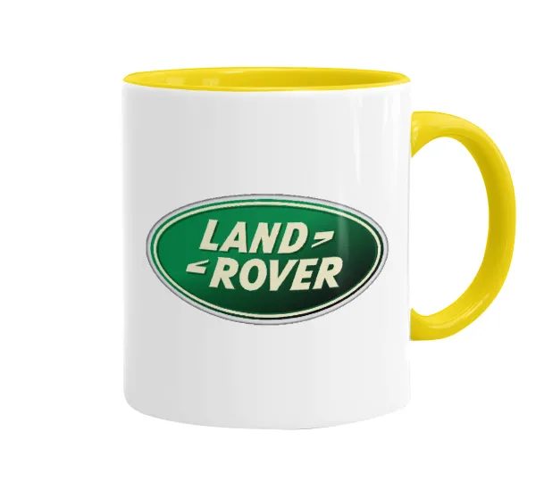 Land Rover — Mug colored yellow, ceramic, 330ml