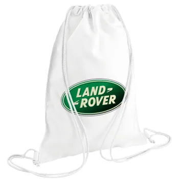 Land Rover, Backpack pouch GYMBAG white (28x40cm)
