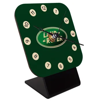 Land Rover, Quartz Table clock in natural wood (10cm)