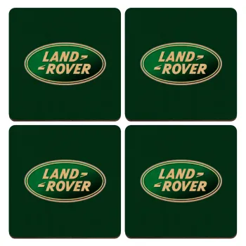 Land Rover, ΣΕΤ x4 Σουβέρ ξύλινα τετράγωνα plywood (9cm)
