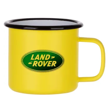 Land Rover, Metallic enamel MATT Yellow cup 360ml