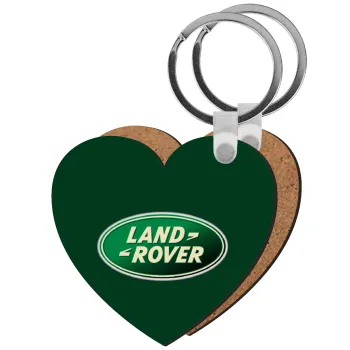 Land Rover, Μπρελόκ Ξύλινο καρδιά MDF