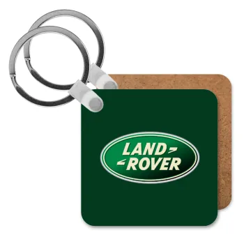 Land Rover, Μπρελόκ Ξύλινο τετράγωνο MDF