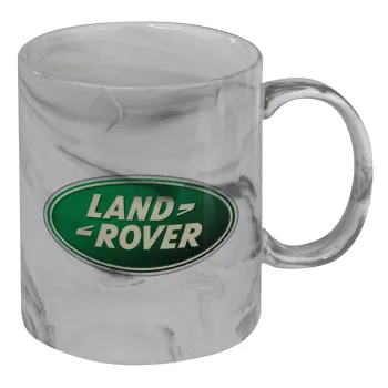 Land Rover, Mug ceramic marble style, 330ml