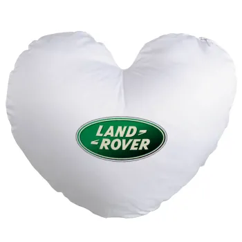 Land Rover, Μαξιλάρι καναπέ καρδιά 40x40cm περιέχεται το  γέμισμα