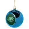 Blue Christmas tree ball ornament 8cm
