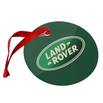 Land Rover, Christmas ornament glass 9cm