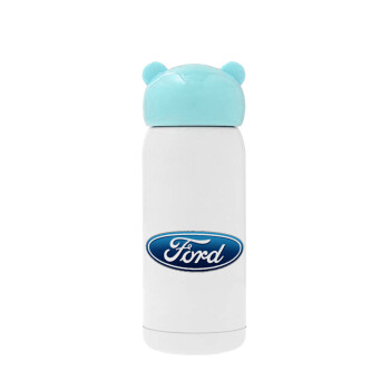 Ford, Γαλάζιο ανοξείδωτο παγούρι θερμό (Stainless steel), 320ml
