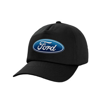 Ford, Καπέλο Baseball, 100% Βαμβακερό, Low profile, Μαύρο
