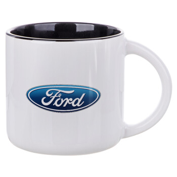 Ford, Κούπα κεραμική 400ml Λευκή/Μαύρη