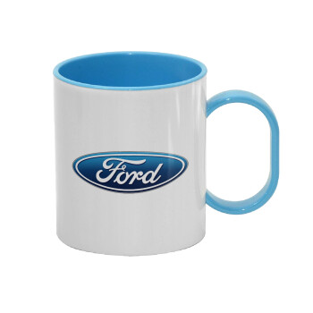 Ford, Κούπα (πλαστική) (BPA-FREE) Polymer Μπλε για παιδιά, 330ml