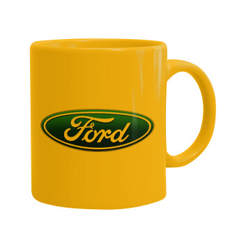 Ford, Κούπα, κεραμική κίτρινη, 330ml (1 τεμάχιο)