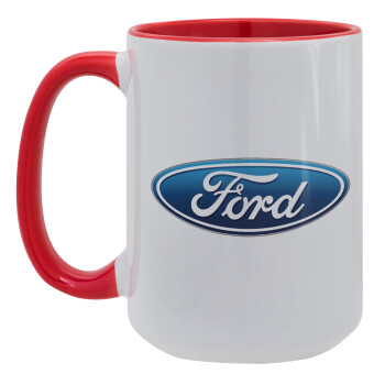 Ford, Κούπα Mega 15oz, κεραμική Κόκκινη, 450ml
