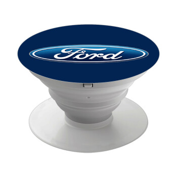 Ford, Pop Socket Λευκό Βάση Στήριξης Κινητού στο Χέρι