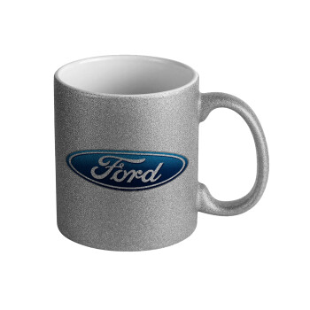 Ford, Κούπα Ασημένια Glitter που γυαλίζει, κεραμική, 330ml