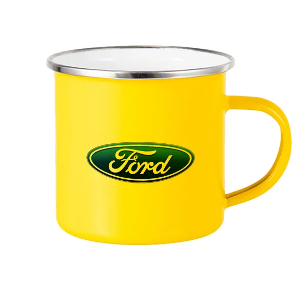 Ford — Yellow Enamel Metallic Cup 360ml