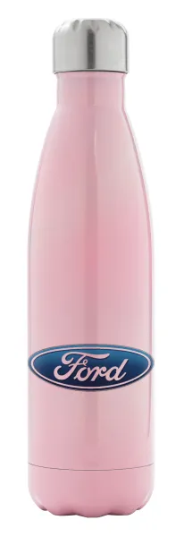 Ford — Metal mug thermos Pink Iridiscent (Stainless steel), double wall, 500ml
