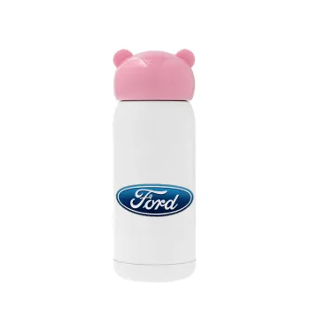Ford, Ροζ ανοξείδωτο παγούρι θερμό (Stainless steel), 320ml