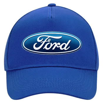 Ford, Καπέλο Ενηλίκων Ultimate ΜΠΛΕ, (100% ΒΑΜΒΑΚΕΡΟ DRILL, ΕΝΗΛΙΚΩΝ, UNISEX, ONE SIZE)