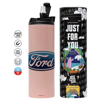 Ford, Tumbler stainless steel PINK 600ml