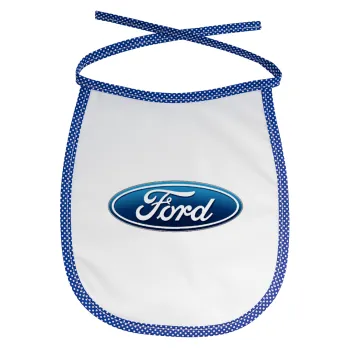 Ford, Σαλιάρα μωρού αλέκιαστη με κορδόνι Μπλε