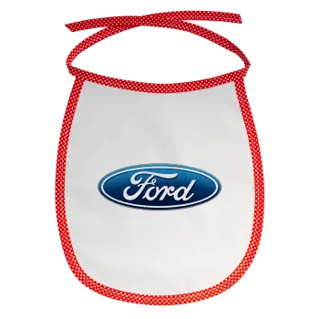 Ford, Σαλιάρα μωρού αλέκιαστη με κορδόνι Κόκκινη