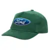 Children's Baseball Cap, 100% Cotton Drill, GREEN (COTTON, CHILDREN'S, ONE SIZE)