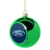 Green Christmas tree ornament ball 8cm