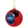 Christmas tree ball Red 8cm