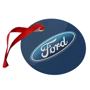 Ford, Christmas ornament glass 9cm