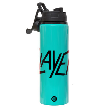 Slayer, Metallic water bottle with safety lid, 850ml aluminum