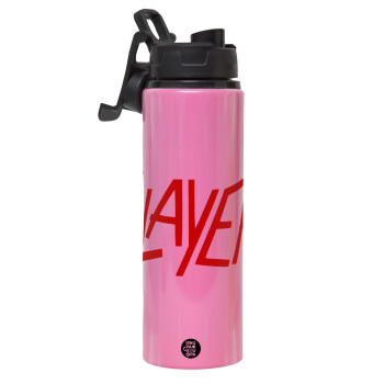 Slayer, Metallic water bottle with safety lid, 850ml aluminum