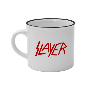 Slayer, Κούπα κεραμική vintage Λευκή/Μαύρη 230ml