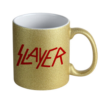 Slayer, Κούπα Χρυσή Glitter που γυαλίζει, κεραμική, 330ml